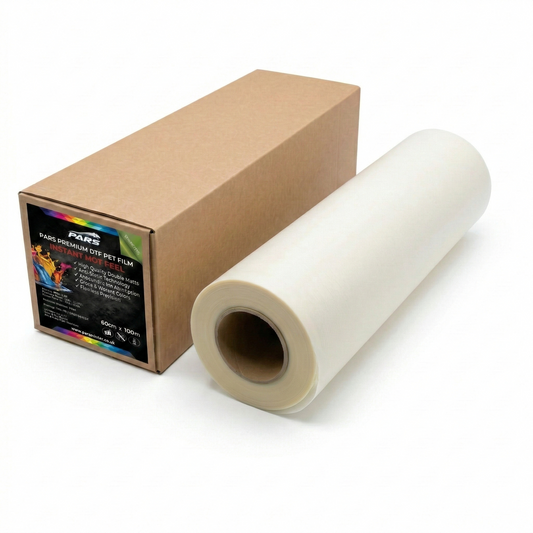 Pars Premium TRUE Hot Peel DTF Film – 60cm × 100m