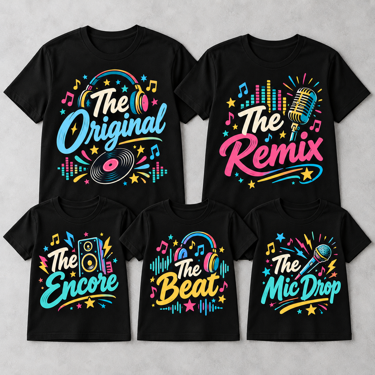 Music Family matching T-shirts
