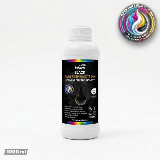 Pars Premium Black DTF Ink – 1 Litre