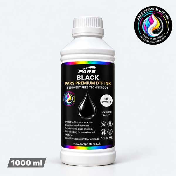 Pars Premium Black DTF Ink – 1 Litre