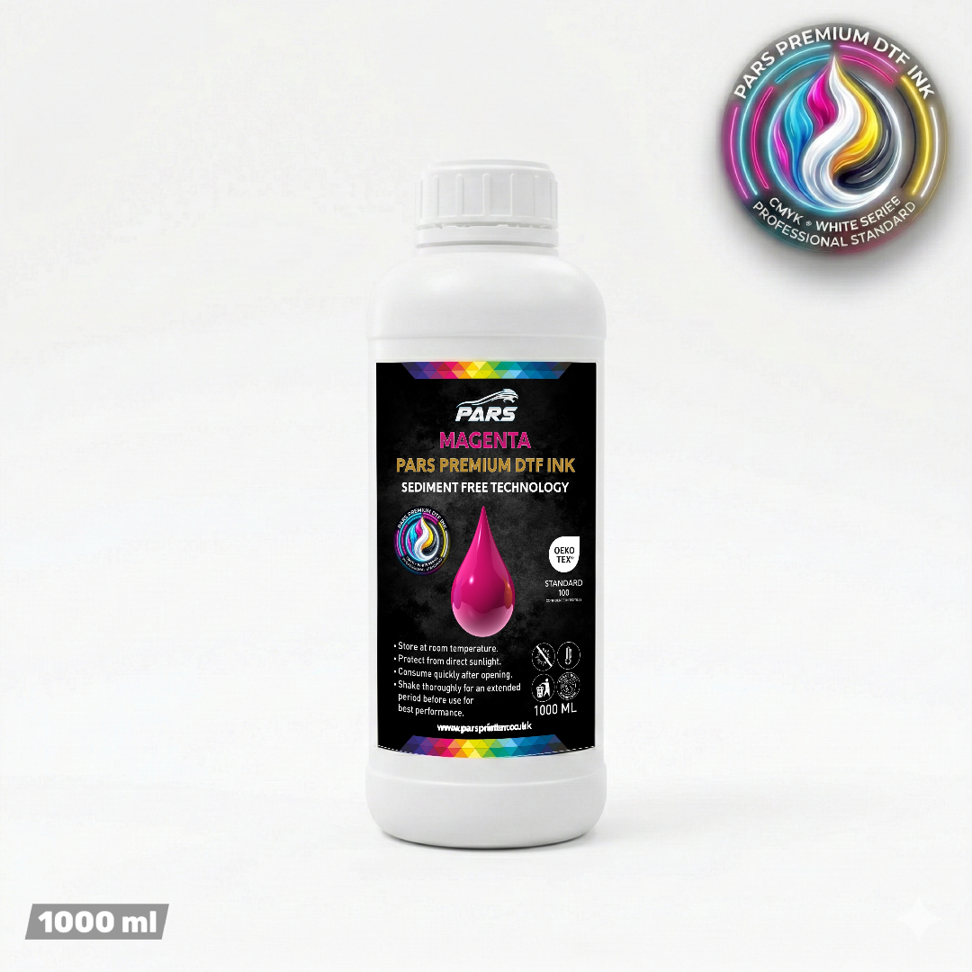 Pars Premium Magenta DTF Ink – 1 Litre