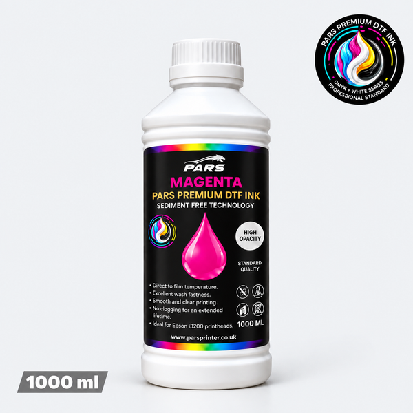 Pars Premium Magenta DTF Ink – 1 Litre