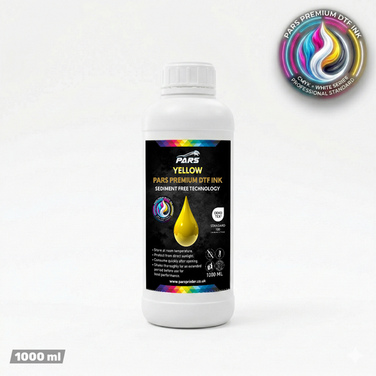 Pars Premium Yellow DTF Ink – 1 Litre